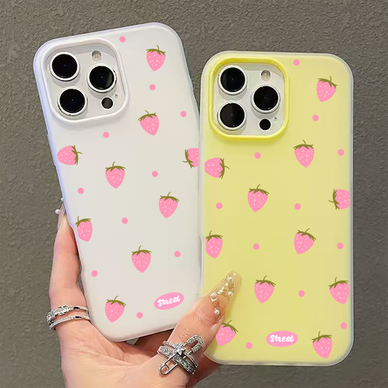 Sweet Pink Strawberry Pattern  - Samsung Galaxy S25 review and price